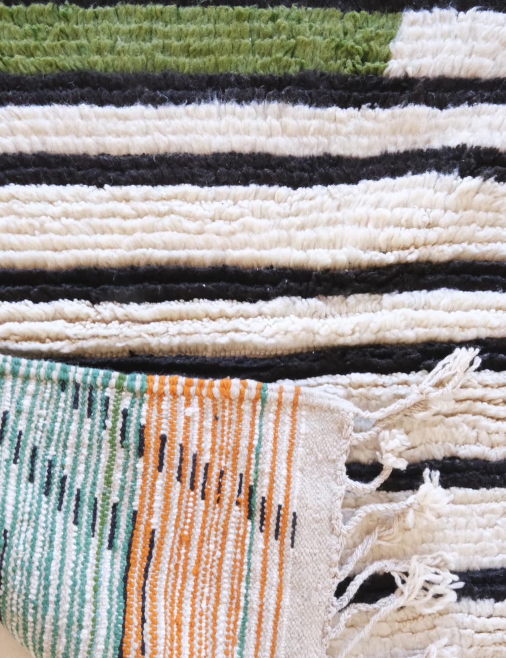 Modern Hallway Rug 12.1 x 4.2 ft / 370 x 129 cm