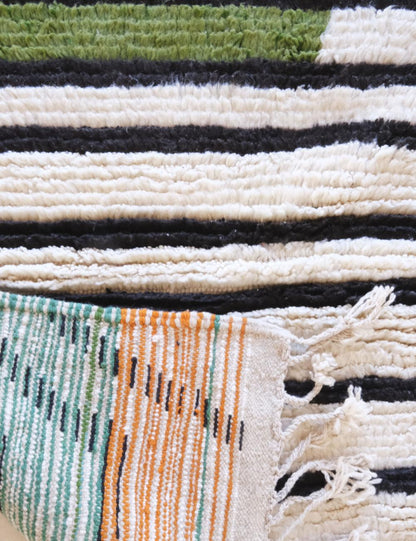 Modern Hallway Rug 12.1 x 4.2 ft / 370 x 129 cm