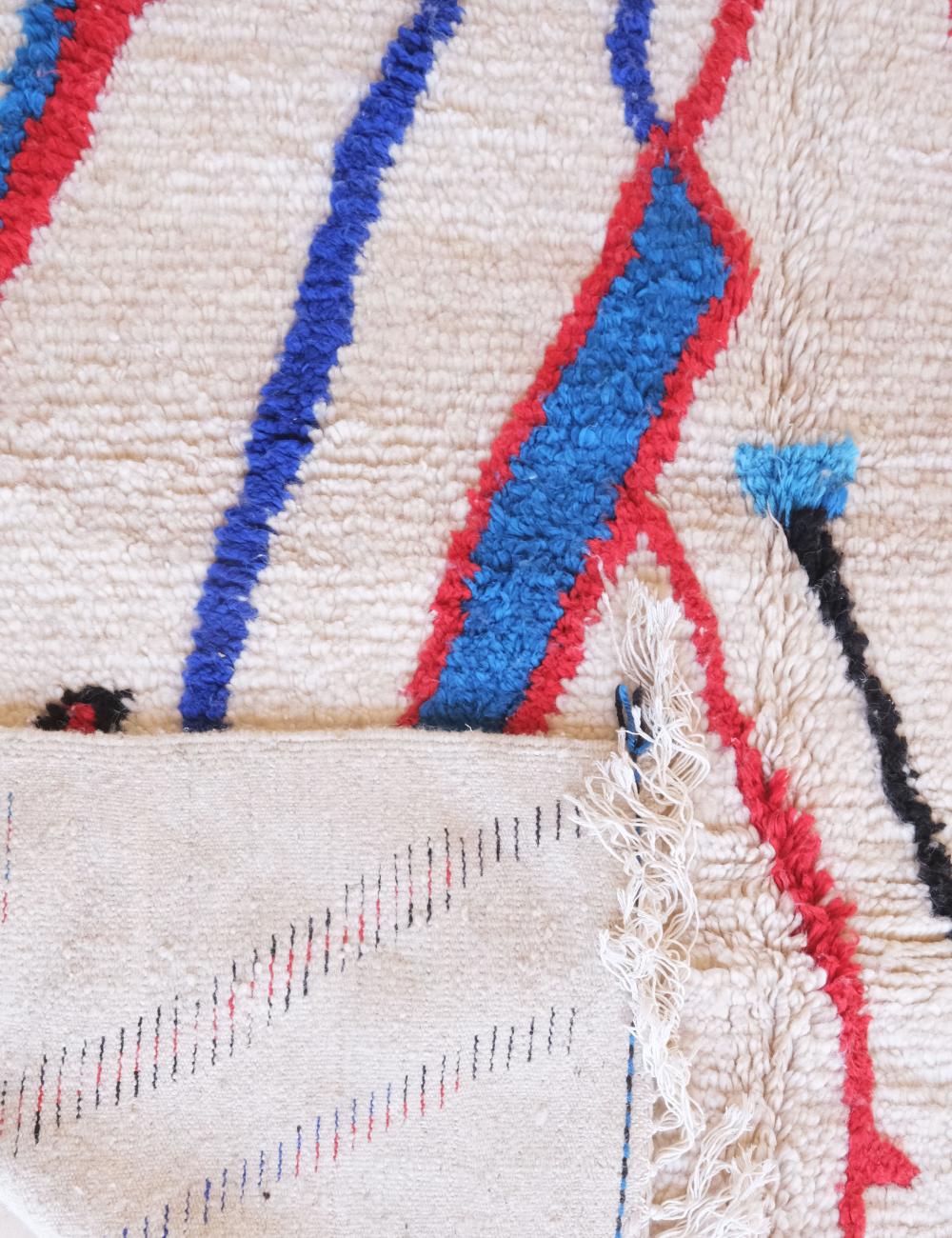 Red and Blue Rug 9.8 x 6.2 ft / 300 x 191 cm