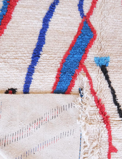 Red and Blue Rug 9.8 x 6.2 ft / 300 x 191 cm