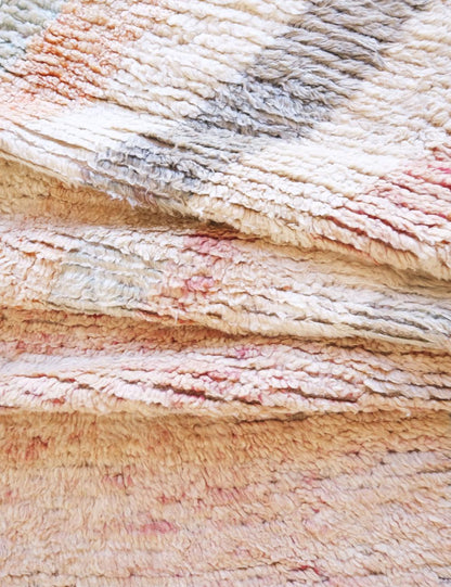 Blush and Sand Area Rug 9 x 5.4 ft / 274 x 167 cm