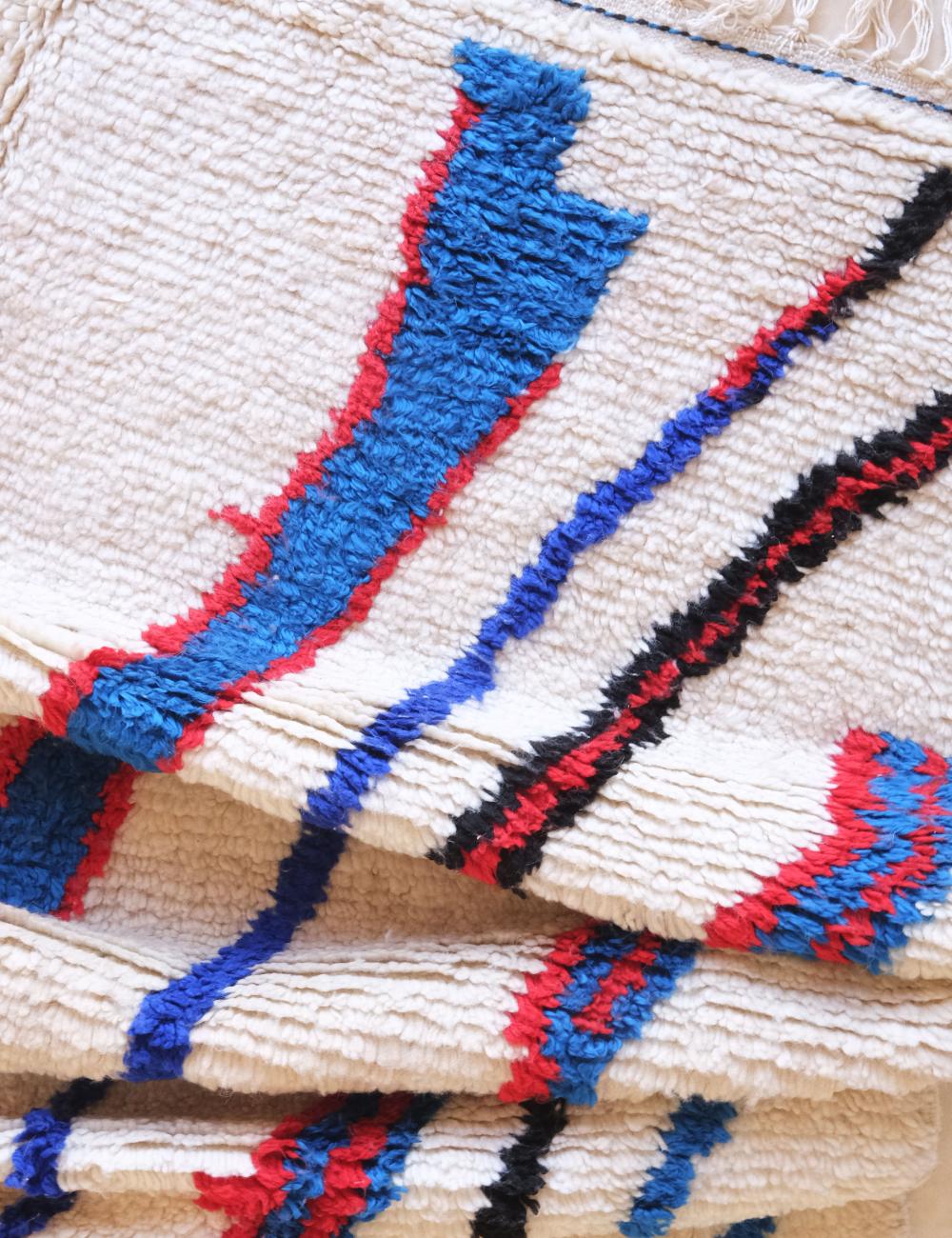 Red and Blue Rug 9.8 x 6.2 ft / 300 x 191 cm