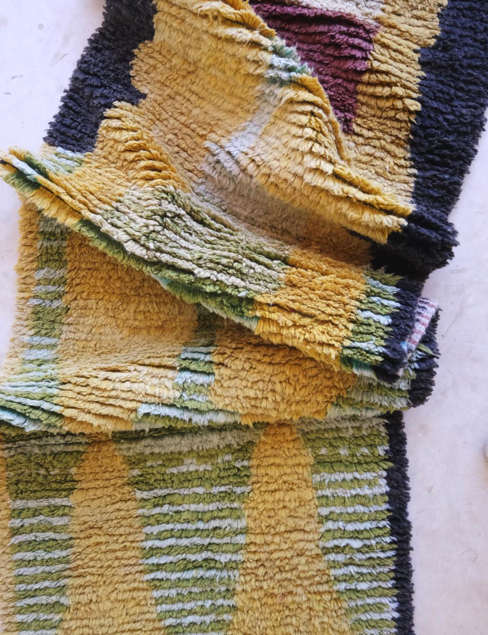 Moroccan Hallway Wool Rug 15.9 x 2.7 ft / 486 x 84 cm