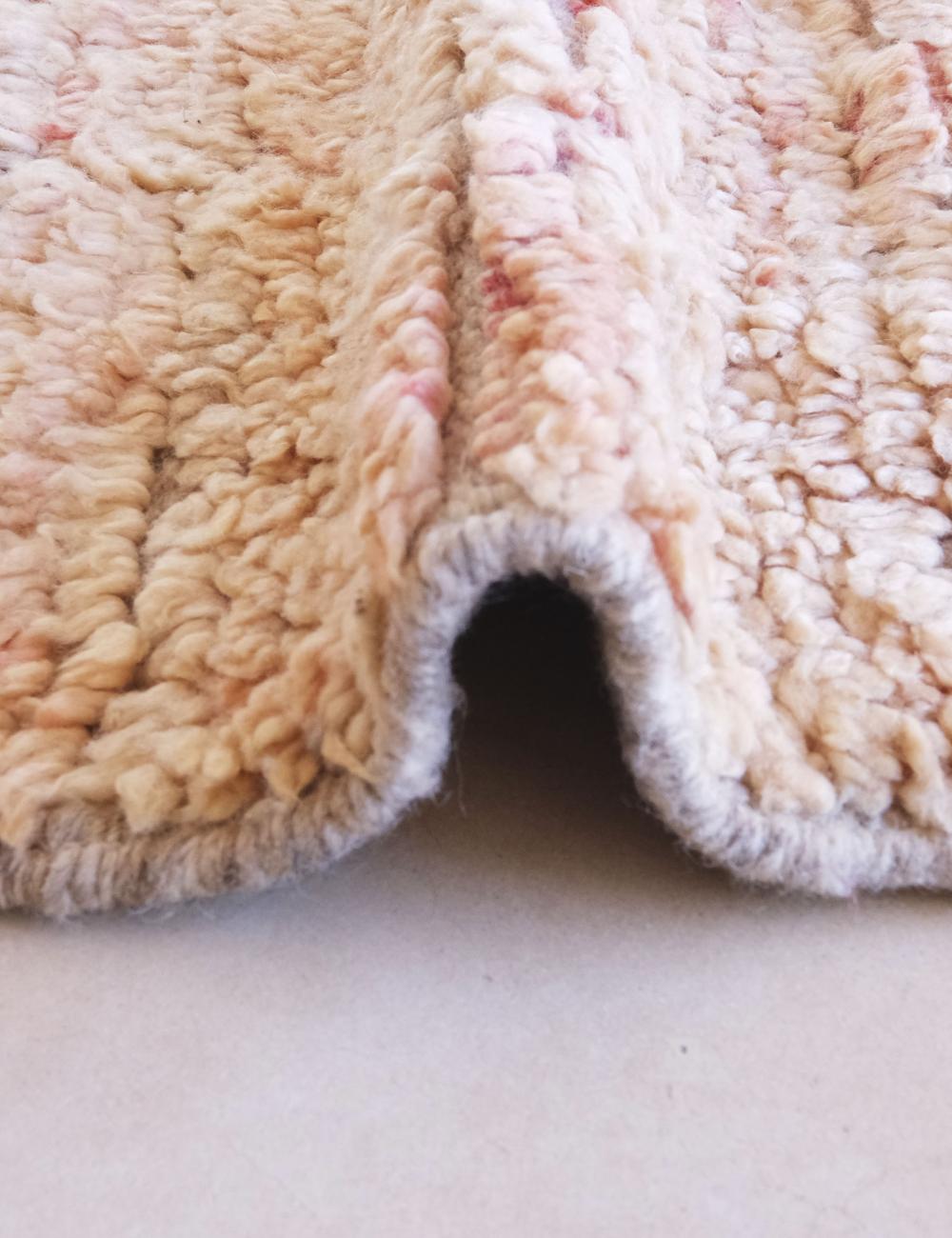 Blush and Sand Area Rug 9 x 5.4 ft / 274 x 167 cm