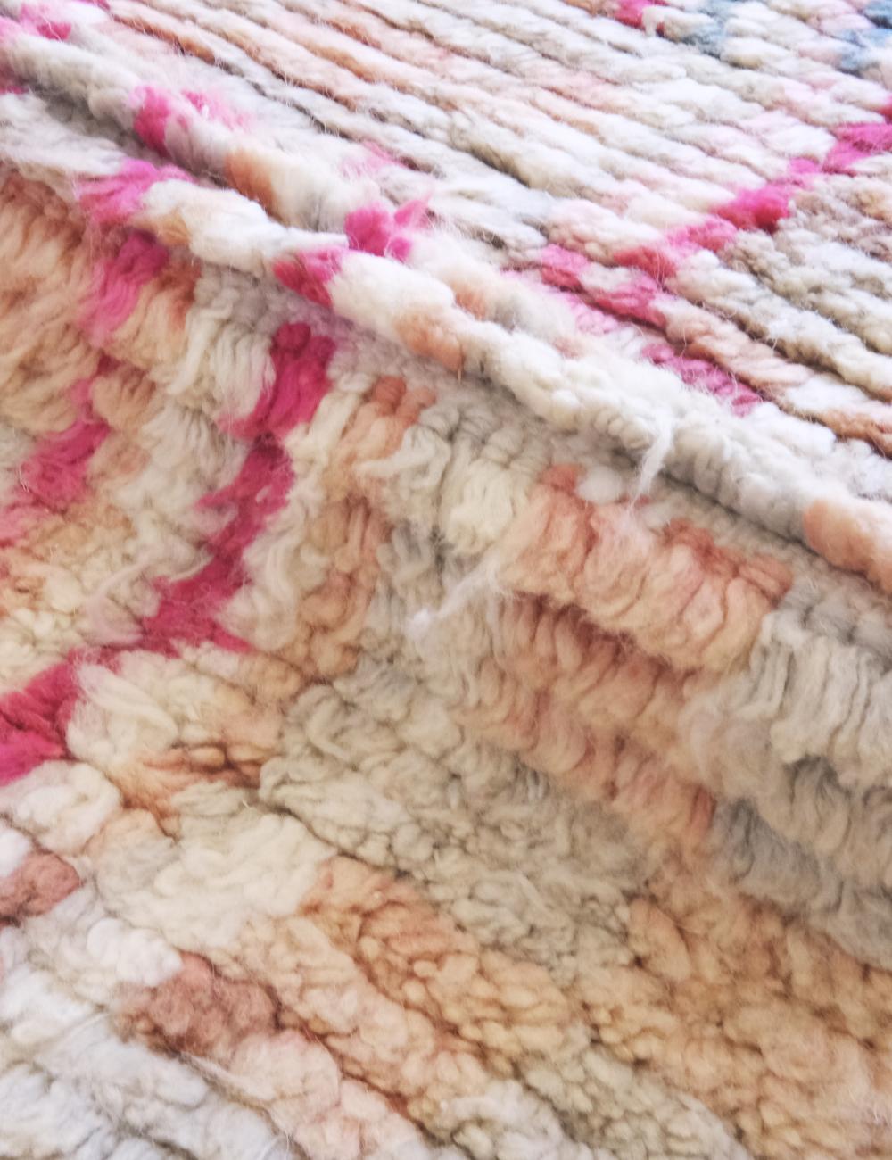 Modern Moroccan Runner Rug 12.8 x 2.7 ft / 391 x 83 cm