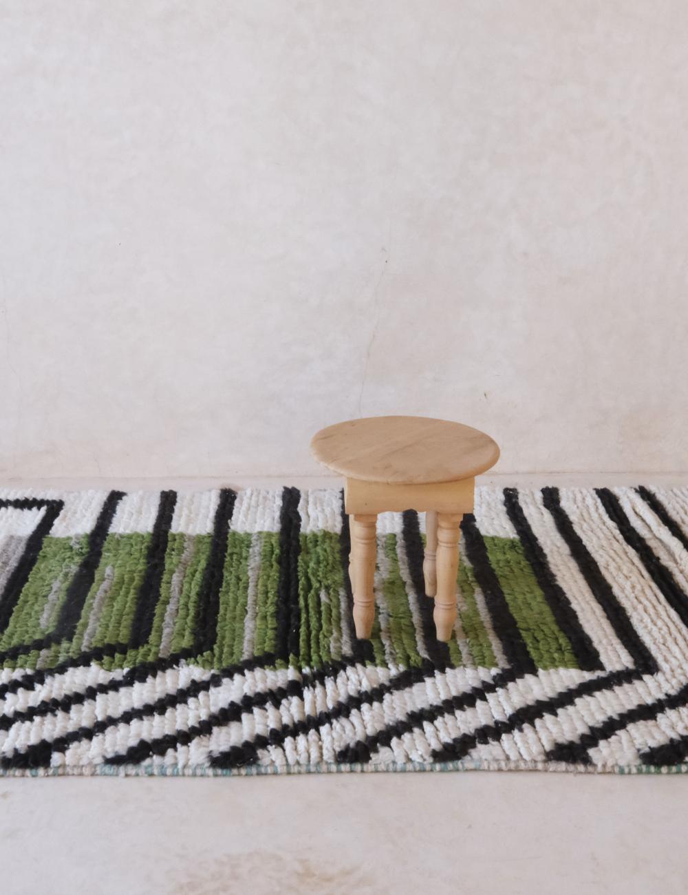 Modern Hallway Rug 12.1 x 4.2 ft / 370 x 129 cm