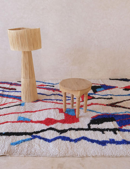 Red and Blue Rug 9.8 x 6.2 ft / 300 x 191 cm