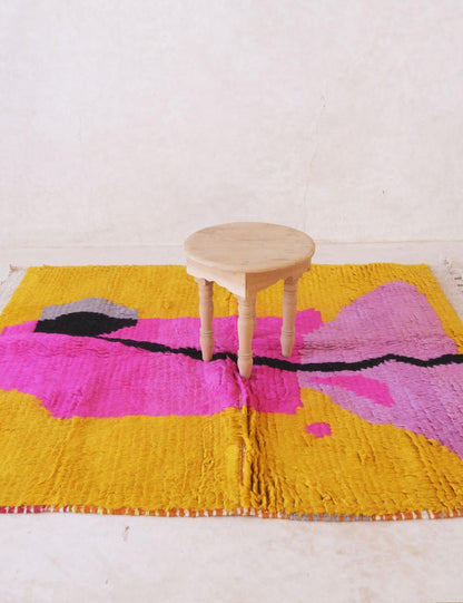 Pop Art Style Rug 5.9 x 4.9 ft / 180 x 150 cm