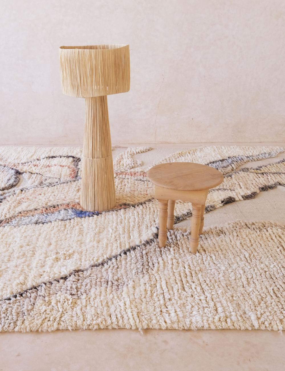 Neutral Art Rug 11.6 x 8.2 ft / 353 x 250 cm