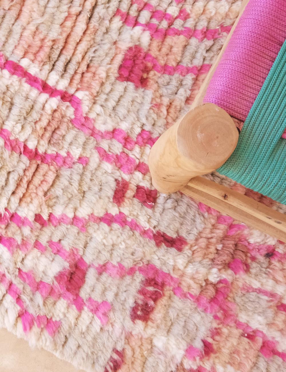 Modern Moroccan Runner Rug 12.8 x 2.7 ft / 391 x 83 cm