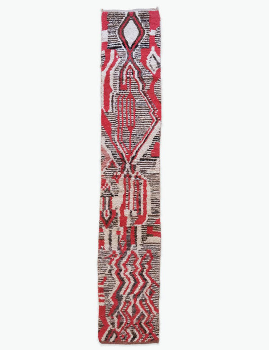 Abstract Hallway Rug 13.5 x 2.5 ft / 410 x 77 cm
