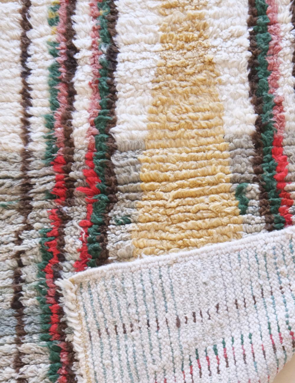 Handwoven Wool Runner 12.9 x 2.8 ft / 392 x 86 cm