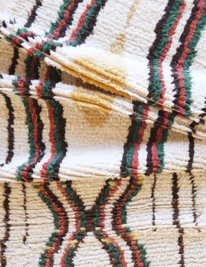 Handwoven Wool Runner 12.9 x 2.8 ft / 392 x 86 cm