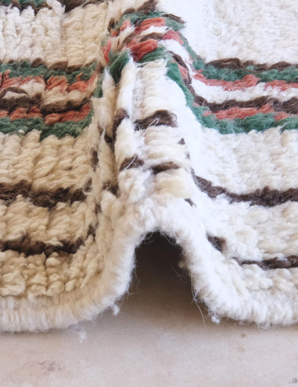 Handwoven Wool Runner 12.9 x 2.8 ft / 392 x 86 cm