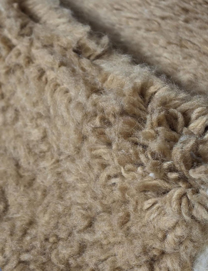 Neutral Moroccan Berber Rug 8.4 x 5.9 ft / 255 x 180 cm
