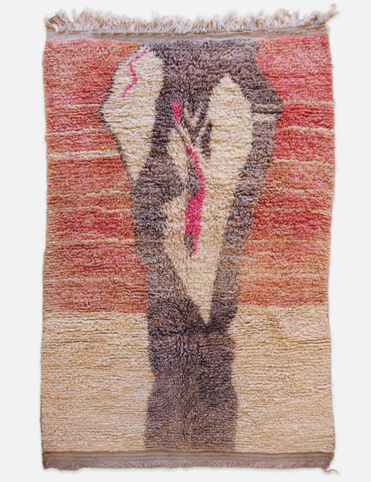 Neutral Moroccan Plush Rug 10.2 x 6.3 ft / 310 x 194 cm