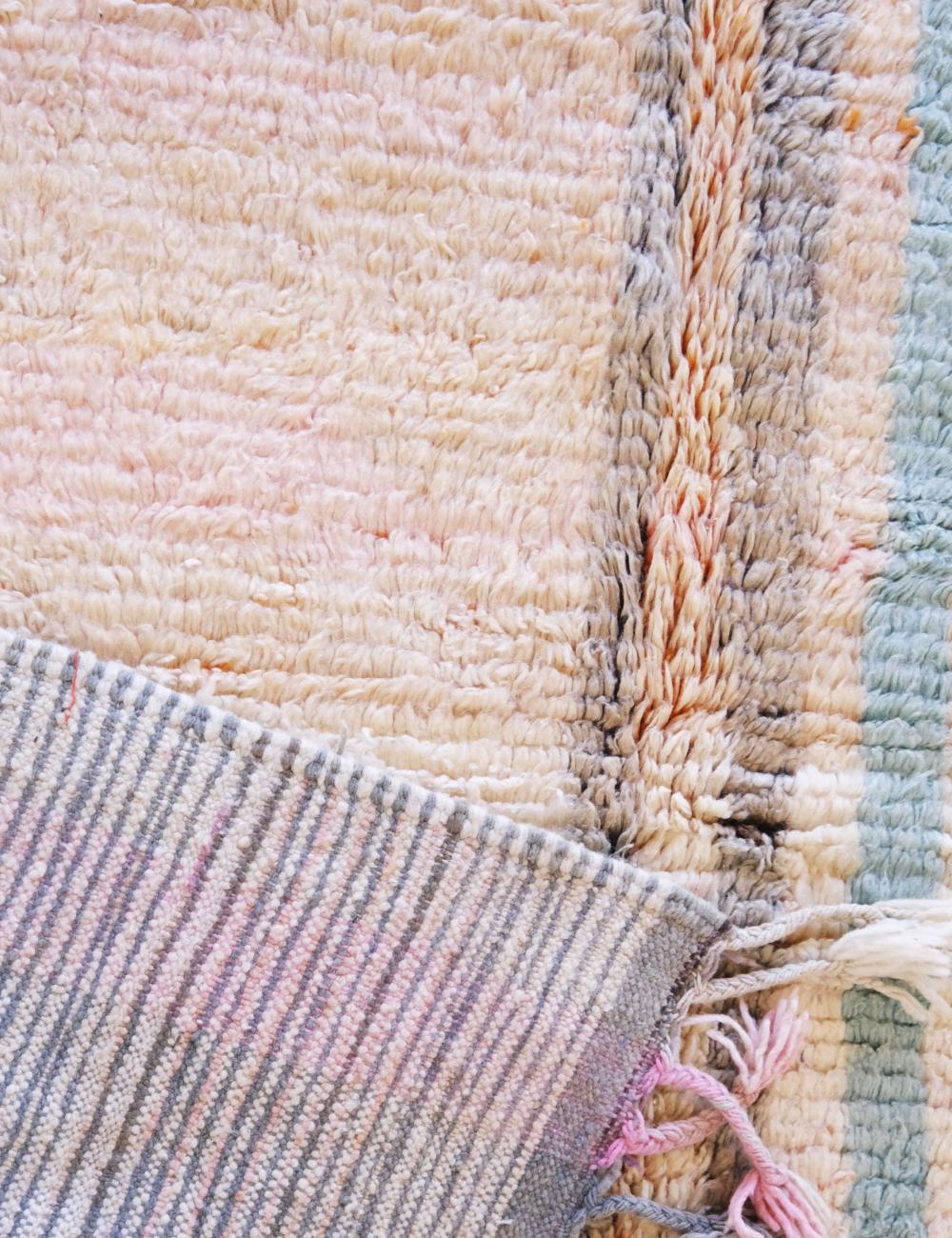 Neutral Moroccan Wool Rug 9.1 x 5.7 ft / 278 x 176 cm