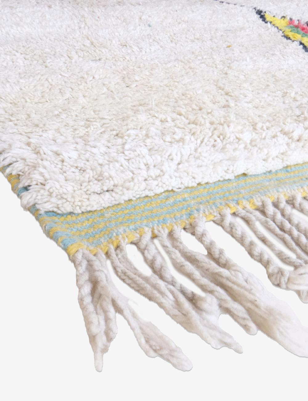 Abstract Moroccan Wool Rug 10.1 x 8.7 ft / 307 x 267 cm