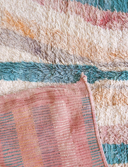 Neutral Moroccan Wool Rug 9.5 x 6.5 ft / 289 x 200 cm - Surcoma