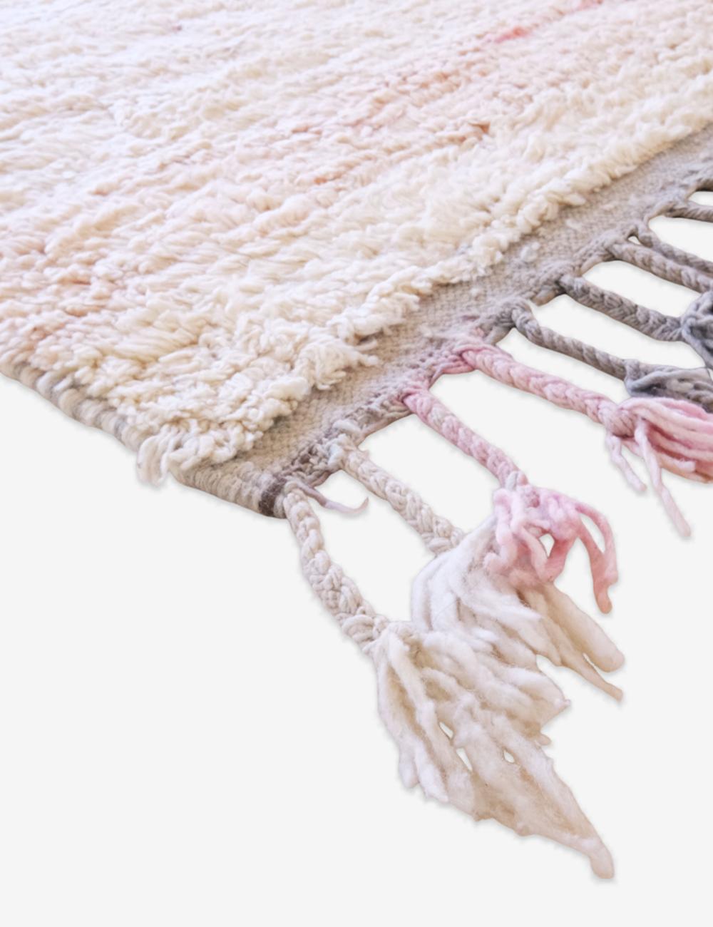 Neutral Moroccan Wool Rug 9.1 x 5.7 ft / 278 x 176 cm