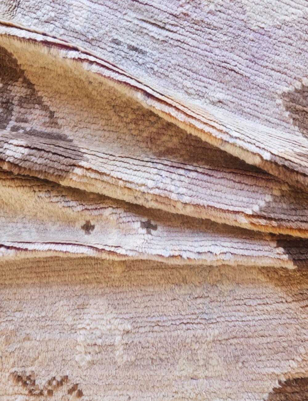 Neutral Moroccan Wool Rug 11.5 x 5.9 ft / 350 x 180 cm