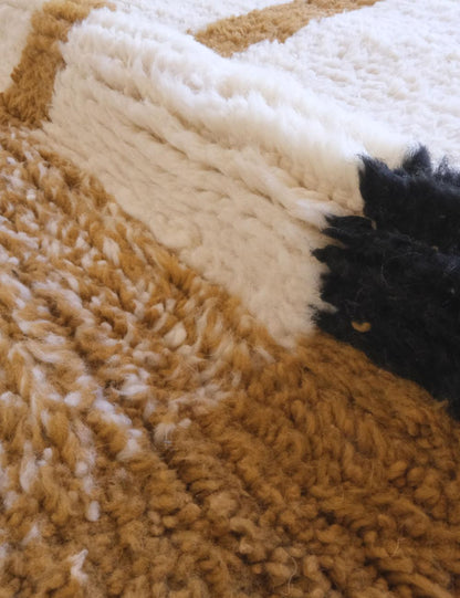Neutral Moroccan Wool  Rug  - Forma 105