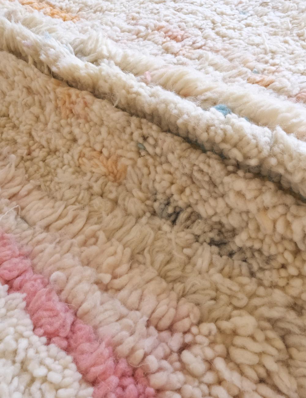 Abstract Moroccan Wool Rug 10.1 x 8.7 ft / 307 x 267 cm