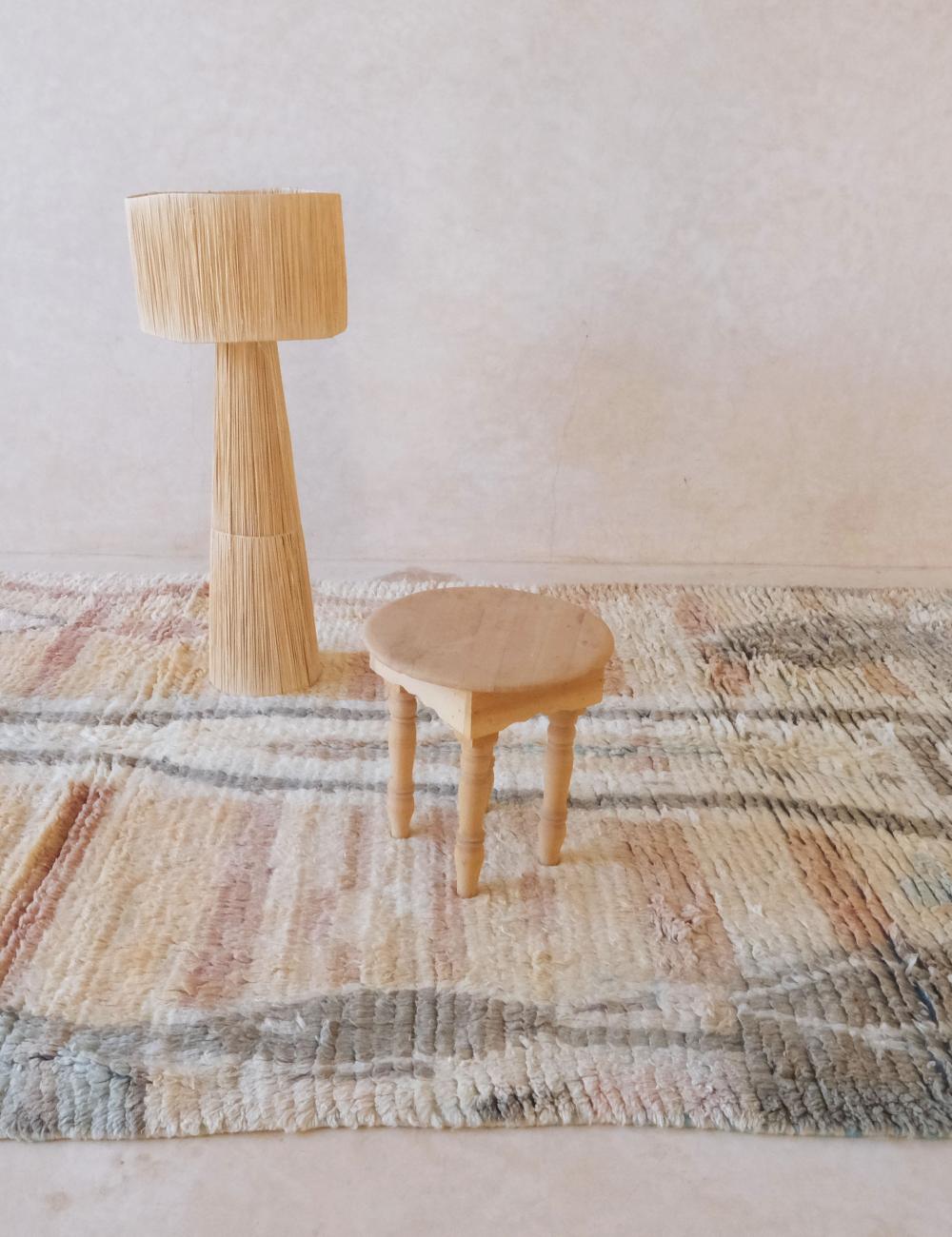 Organic Modern Rug 11.6 x 6.2 ft / 353 x 190 cm