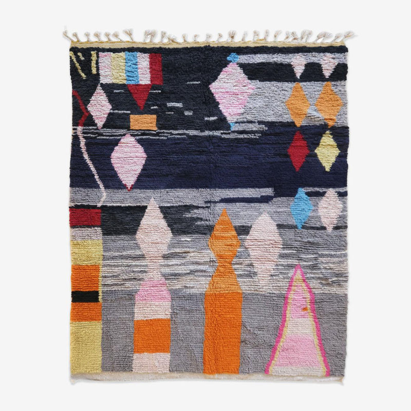 moroccan colorful rug