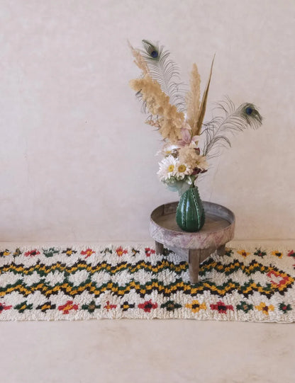 Ourika Moroccan Runner Rug 5.8 x 2.3 ft / 177 x 70 cm - Surcoma