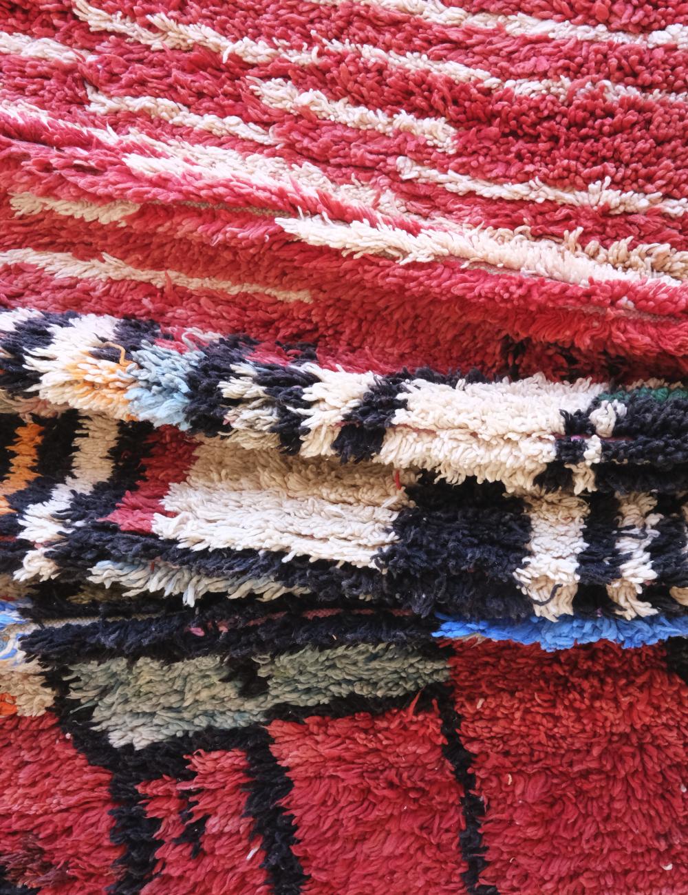 Oversized Moroccan Wool Rug 12.5 x 10.3 ft / 380 x 316 cm