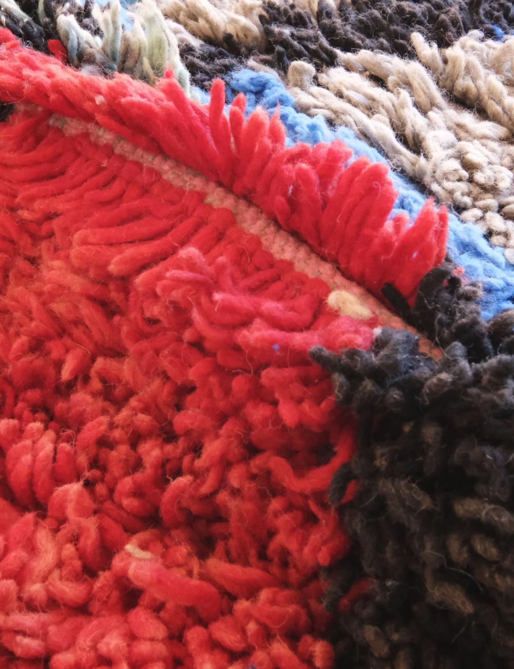 Oversized Moroccan Wool Rug 12.5 x 10.3 ft / 380 x 316 cm