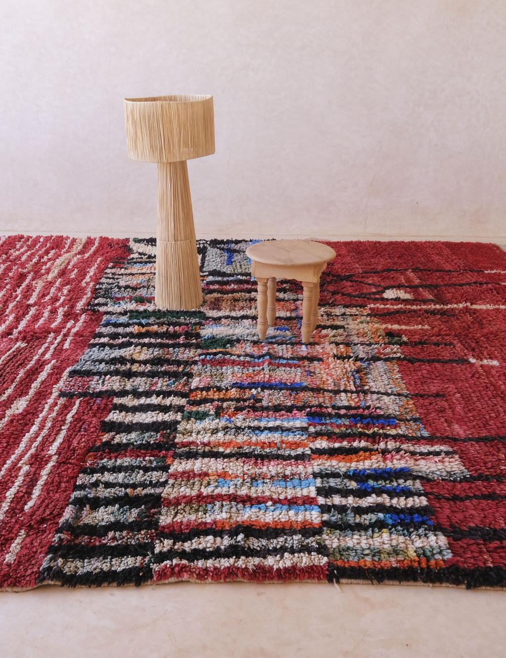 Oversized Moroccan Wool Rug 12.5 x 10.3 ft / 380 x 316 cm