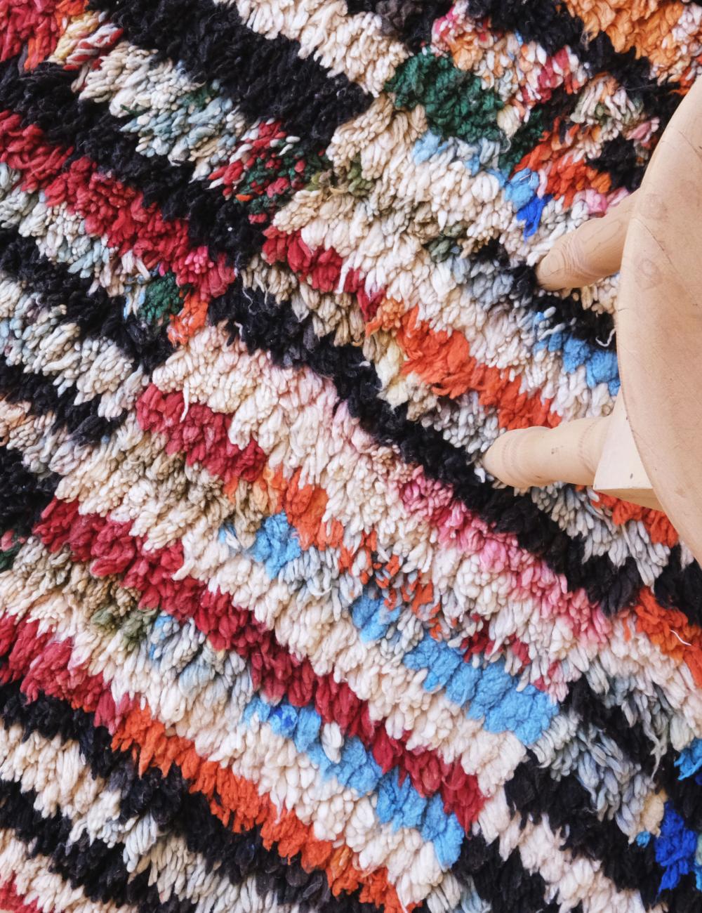 Oversized Moroccan Wool Rug 12.5 x 10.3 ft / 380 x 316 cm