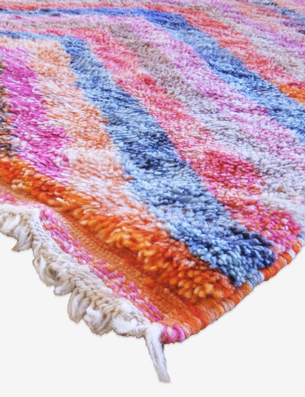Stylish Pastel Color Accent Rug 5.7 x 3.8 ft / 173 x 118 cm