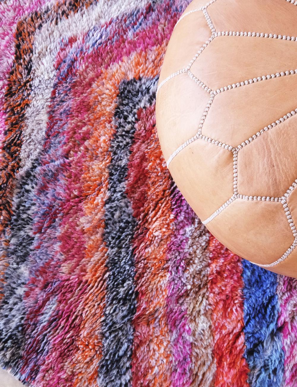 Stylish Pastel Color Accent Rug 5.7 x 3.8 ft / 173 x 118 cm