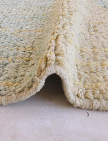 Pastel Green Boujad Moroccan Rug 8.8 x 5.5 ft / 267 x 170 cm - Surcoma