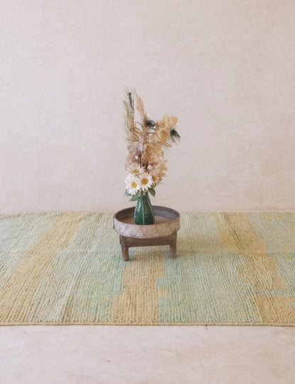 Pastel Green Boujad Moroccan Rug 8.8 x 5.5 ft / 267 x 170 cm - Surcoma