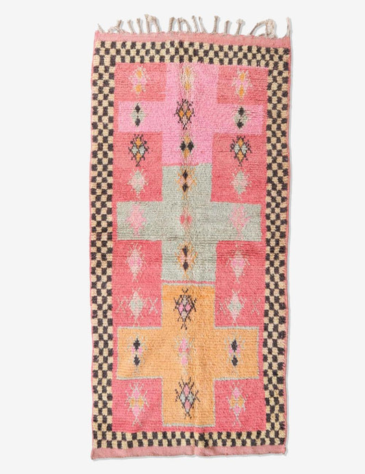 Moroccan Shaggy Custom Rug - Esmeralda 07