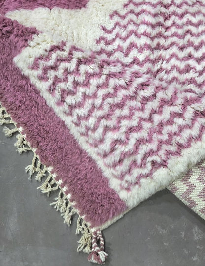 Pink Moroccan Area Rug 10.1 x 7.8 ft / 308 x 240 cm