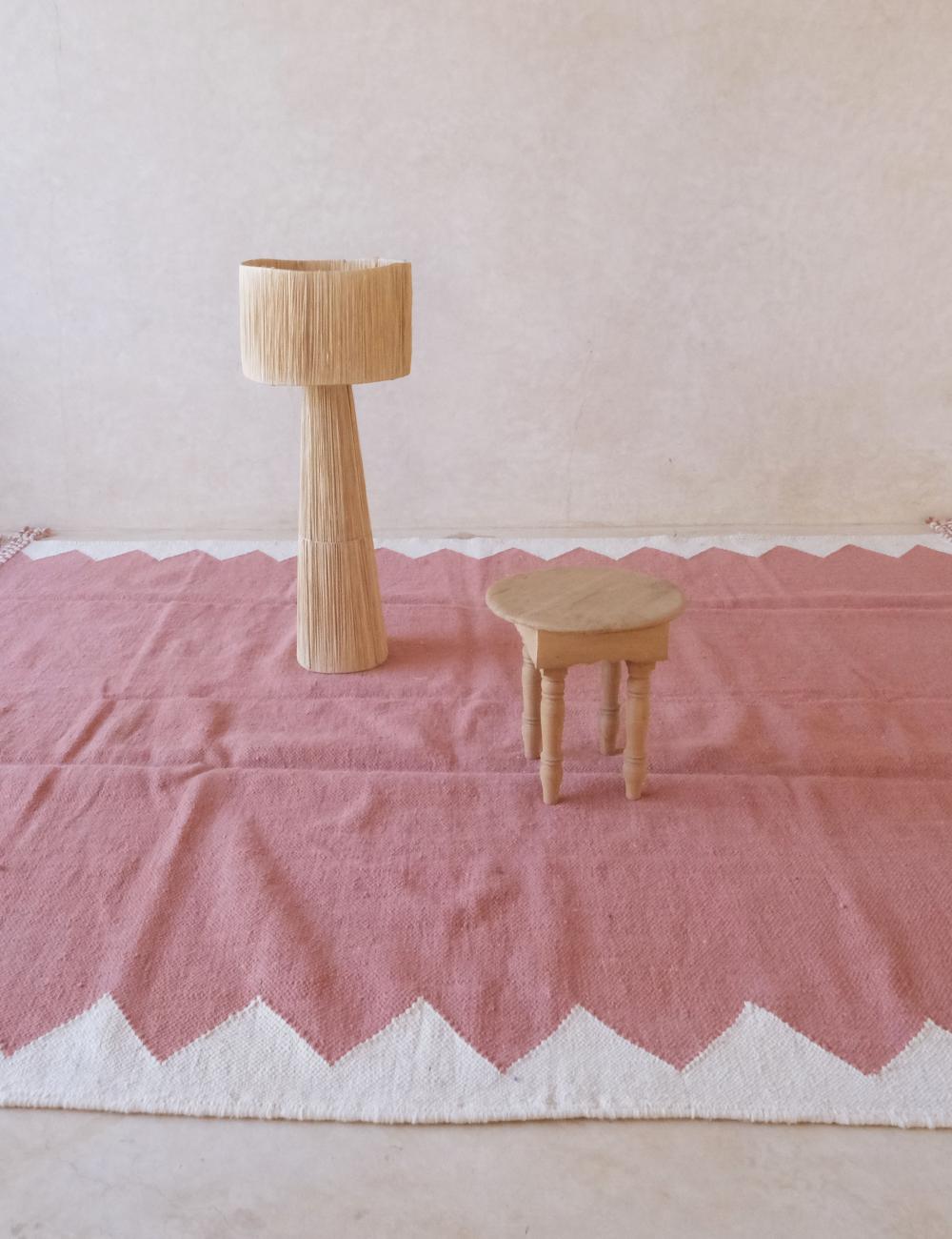 Minimalist Kilim Rug 11.4 x 8.8 ft / 347 x 270 cm