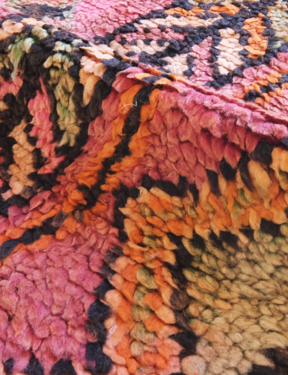 Vintage Moroccan Boujad Rug 11.6 x 5.9 ft / 353 x 181 cm