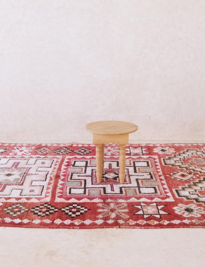 Terracotta Geometric Moroccan Rug 7.4 x 5.3 ft / 225 x 162 cm