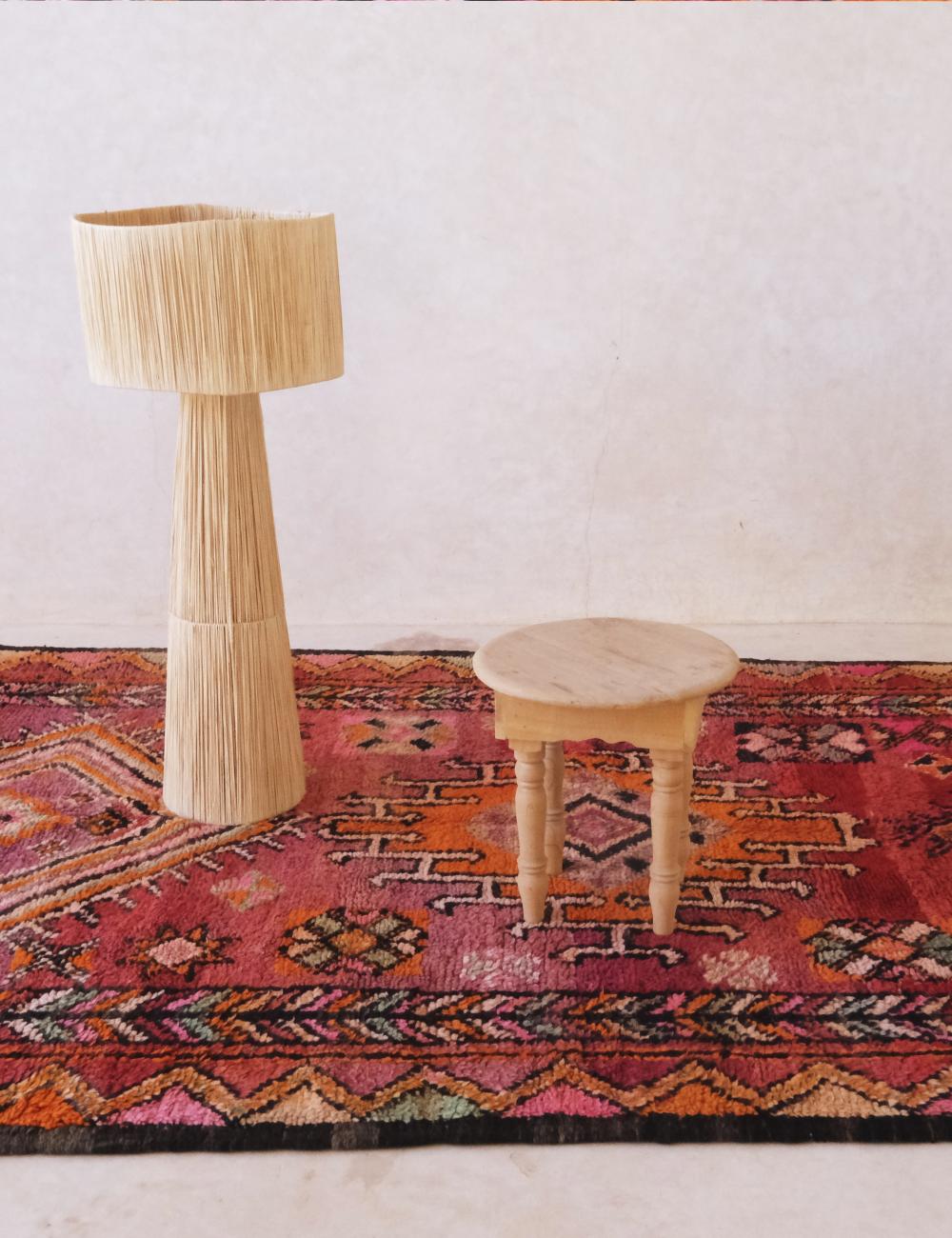 Vintage Moroccan Boujad Rug 11.6 x 5.9 ft / 353 x 181 cm