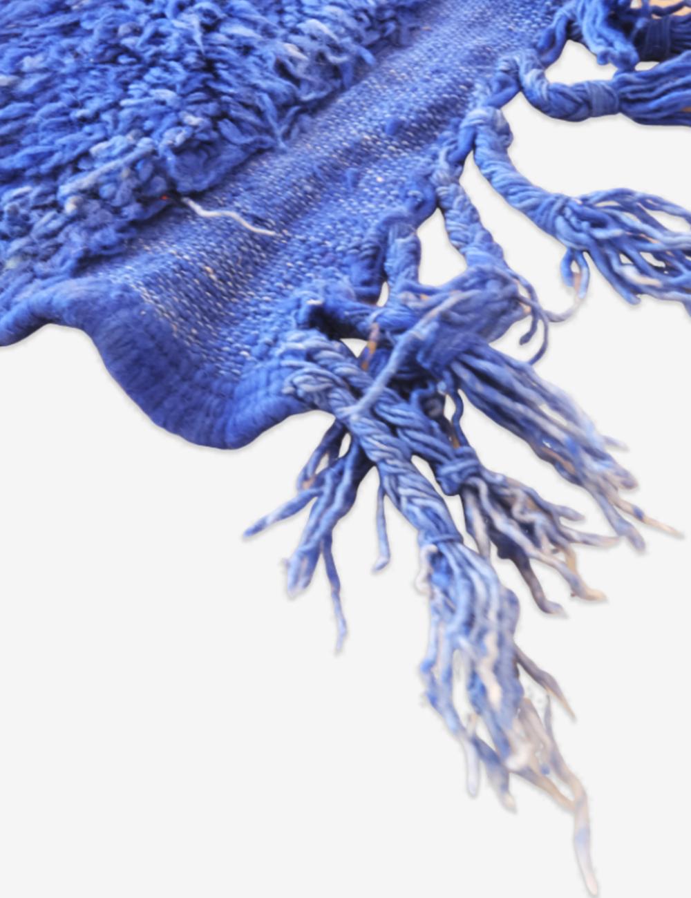 Majorelle Blue Rug 13.4 x 6.1 ft / 409 x 187 cm