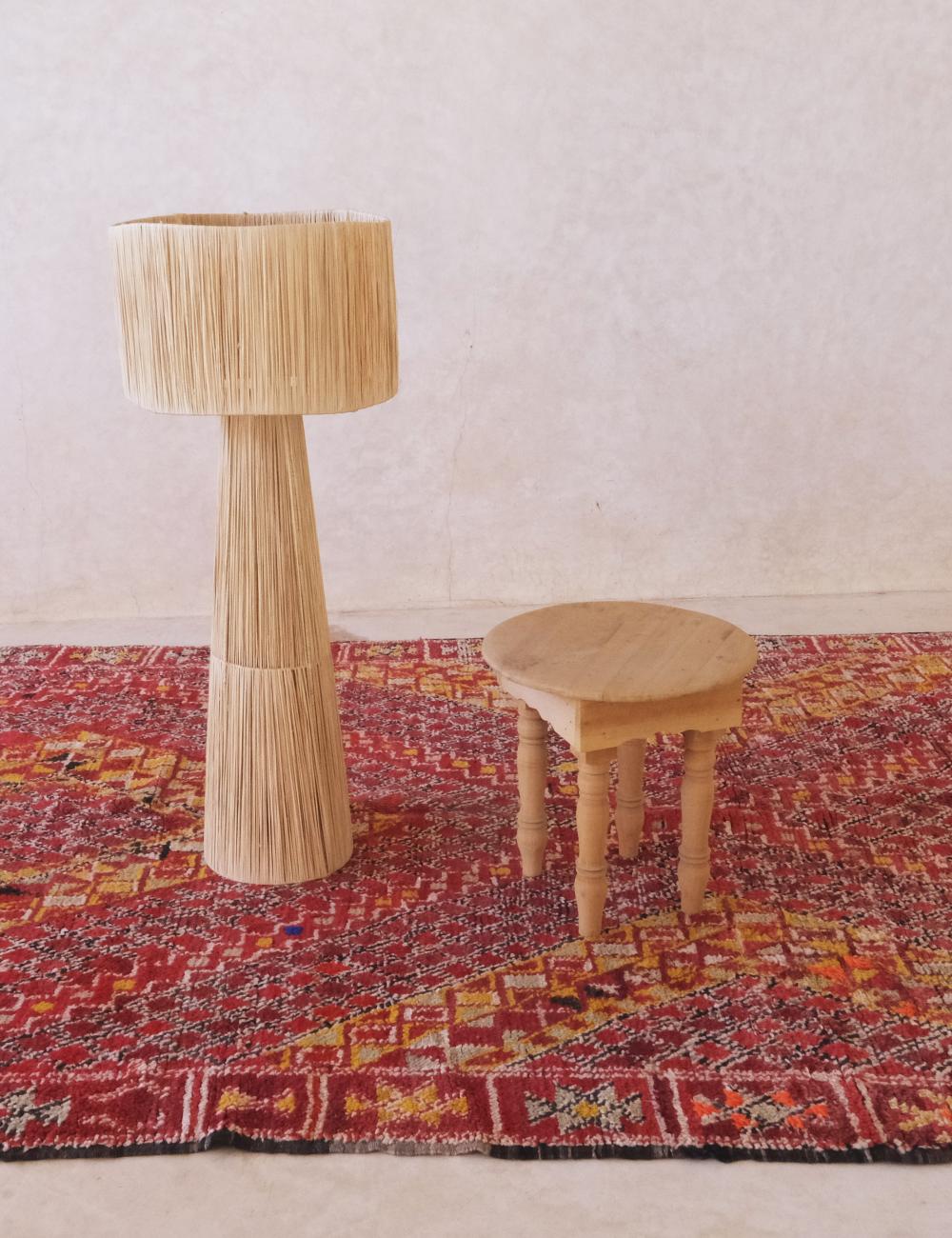 Red Collectible Moroccan Wool Rug 11.3 x 6.1 ft / 343 x 187 cm