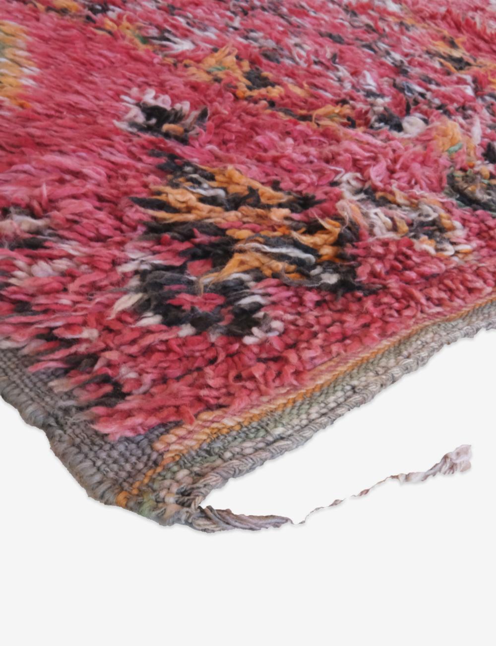 Red Collector Moroccan Wool Rug 12 x 6.3 ft / 367 x 194 cm