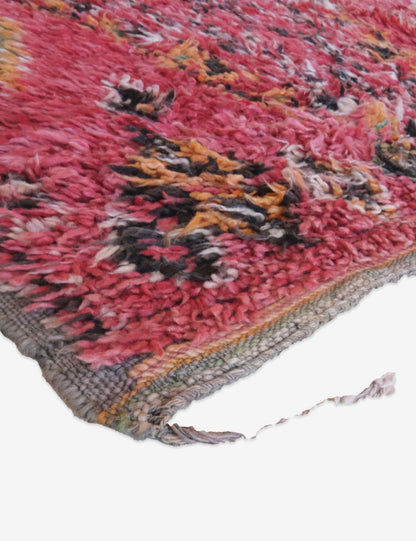 Red Collector Moroccan Wool Rug 12 x 6.3 ft / 367 x 194 cm