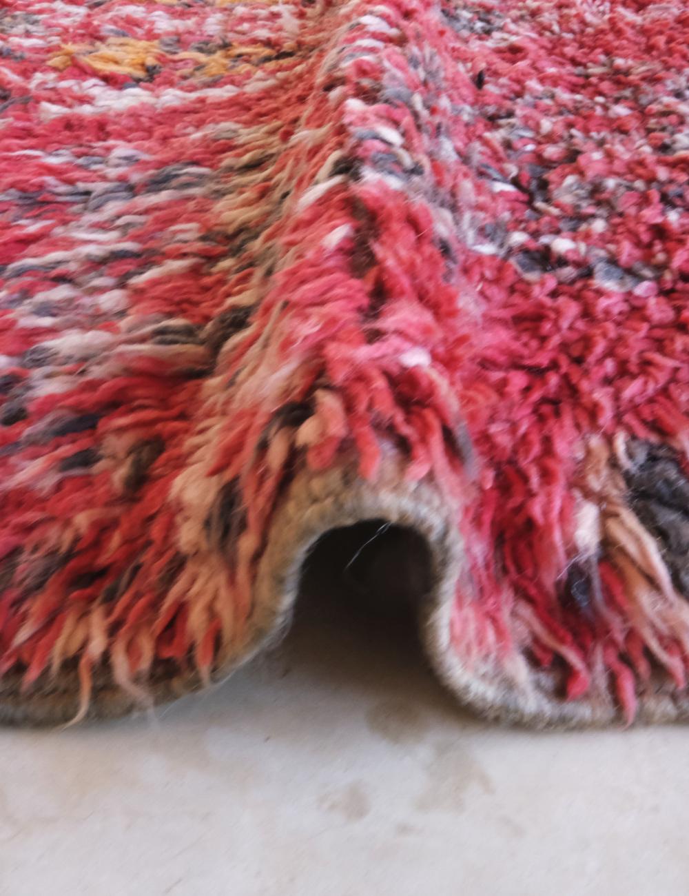 Red Collector Moroccan Wool Rug 12 x 6.3 ft / 367 x 194 cm