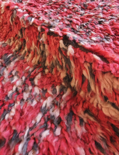Red Collector Moroccan Wool Rug 12 x 6.3 ft / 367 x 194 cm